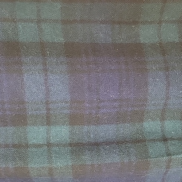 Vintage 80s 90s ALANNI by Donny Brook size 10 navy green & black plaid wool pant - Picture 3 of 5